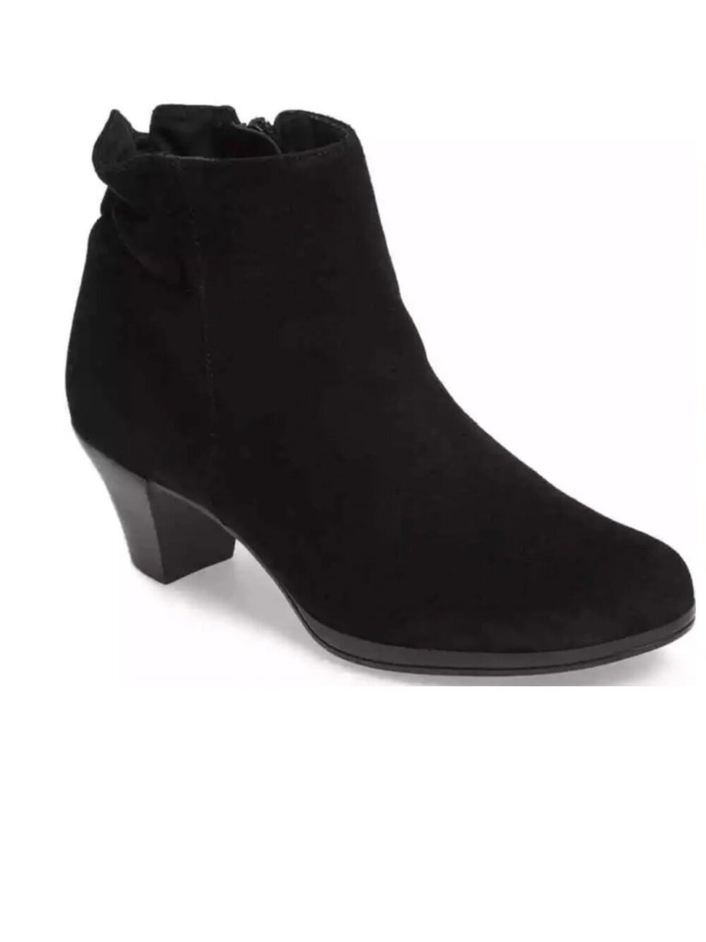 Munro NEW Sz 9 Alfie Ankle Boots Booties Black Suede